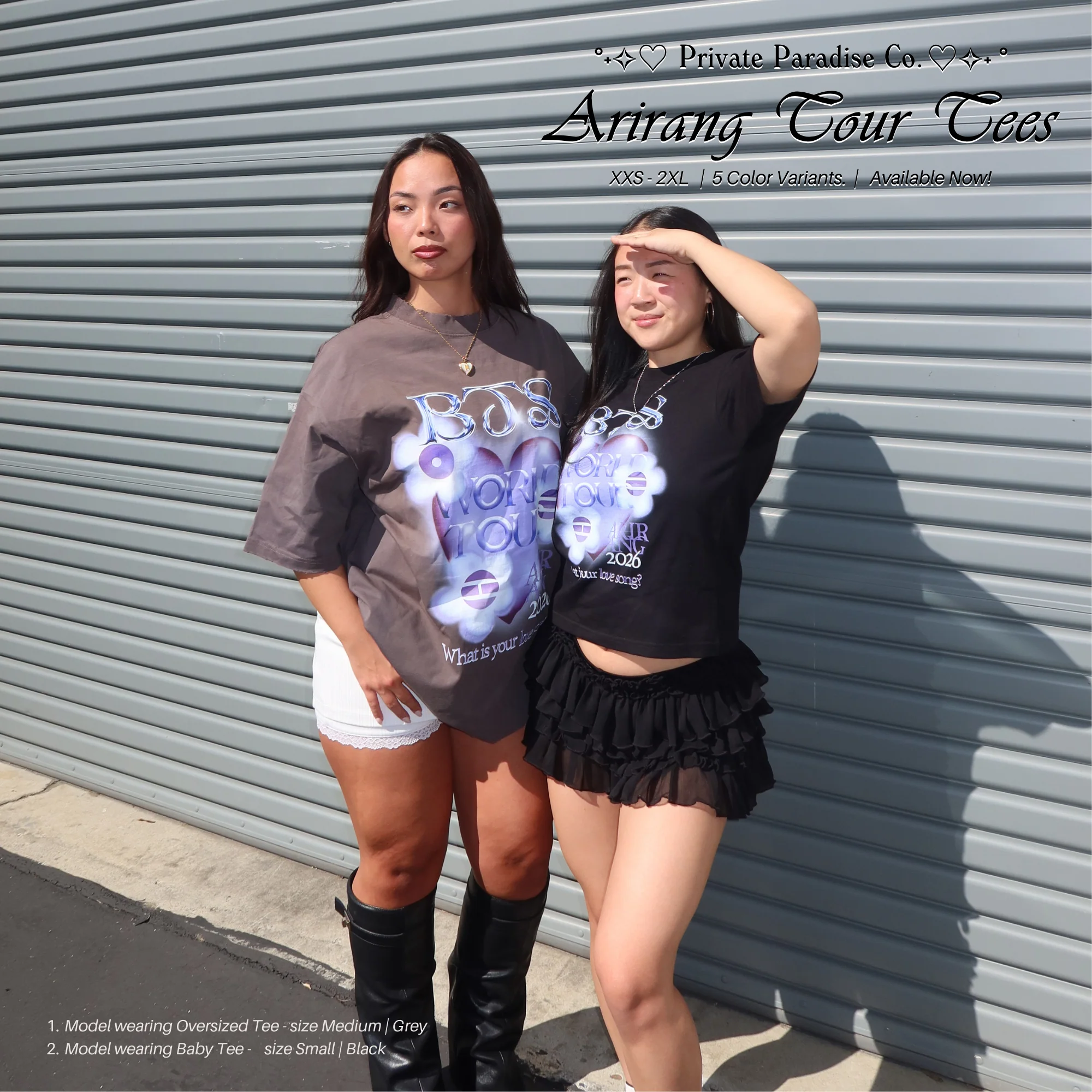 Arirang Tour Oversized Tee - Image 3