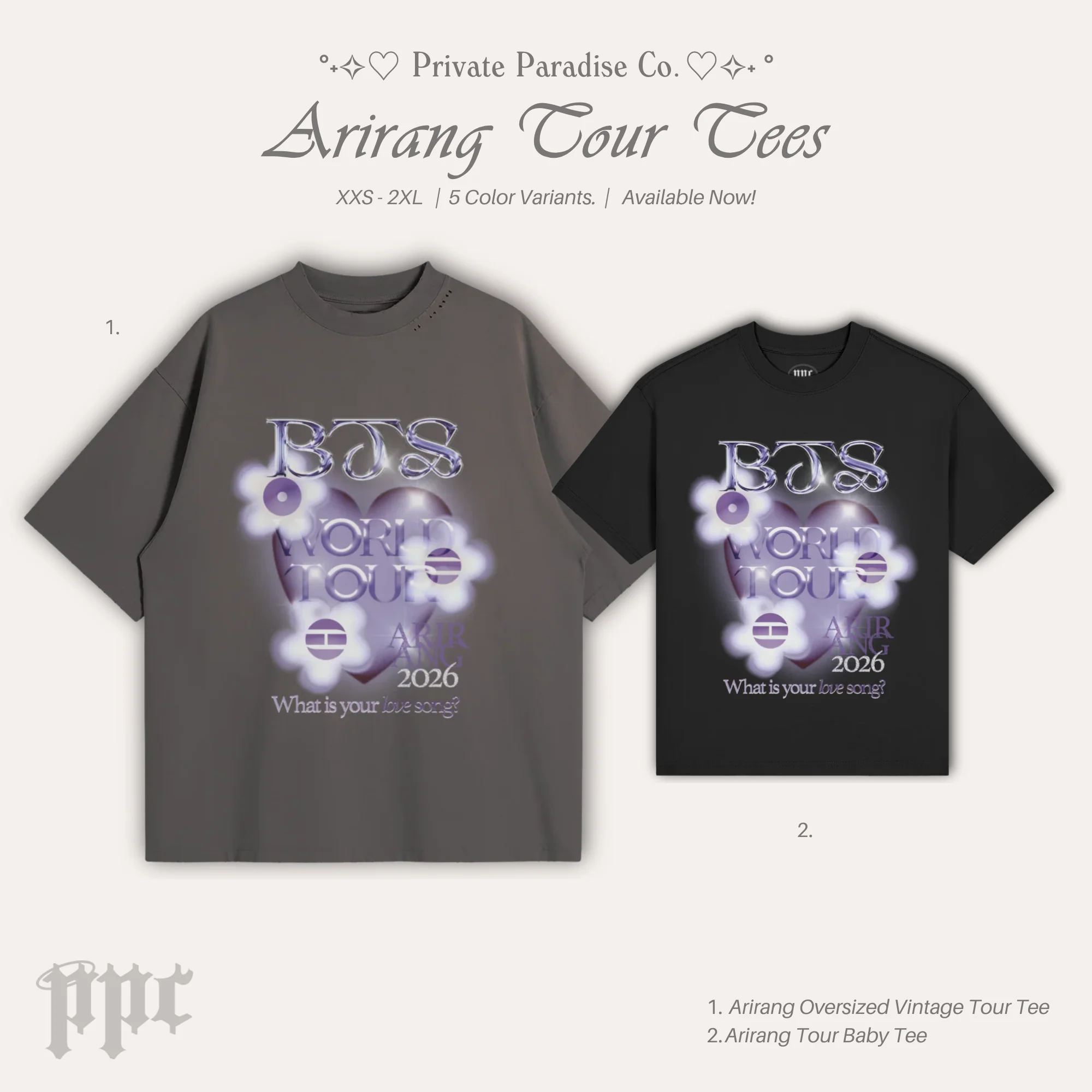 Arirang Tour Oversized Tee - Image 11