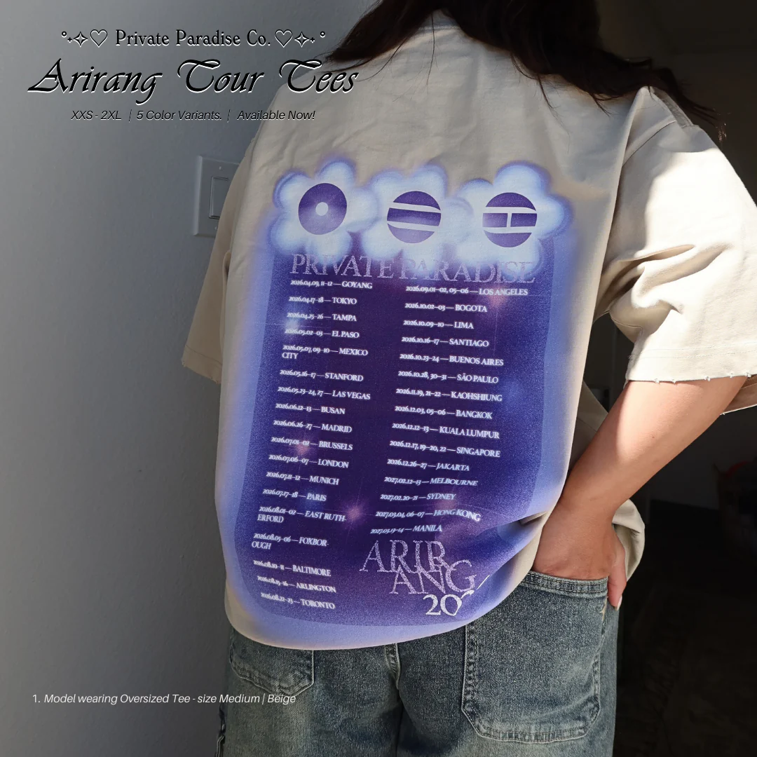Arirang Tour Oversized Tee - Image 5