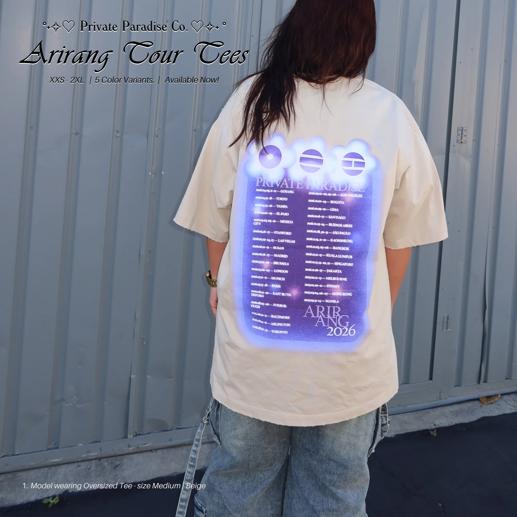 Arirang Tour Oversized Tee - Image 9