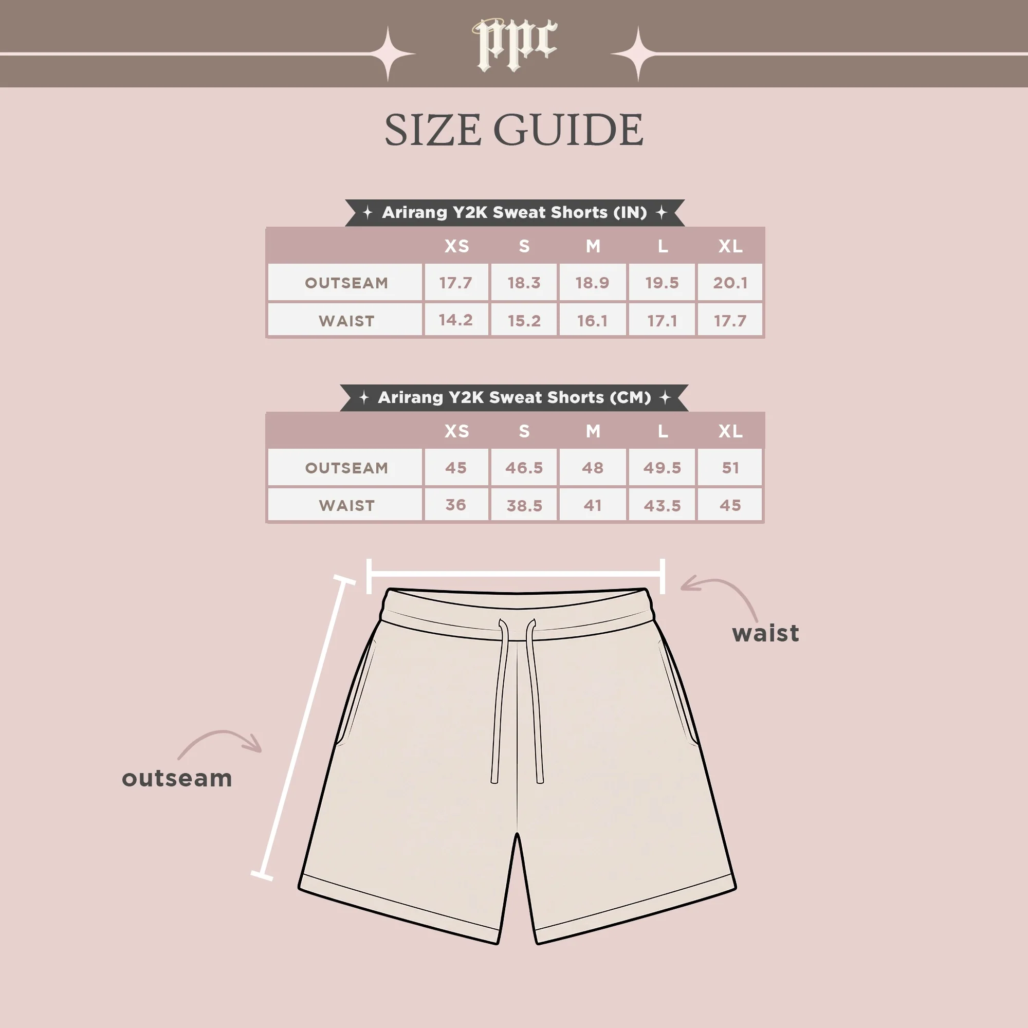 Arirang Y2K Sweat Shorts - Image 3