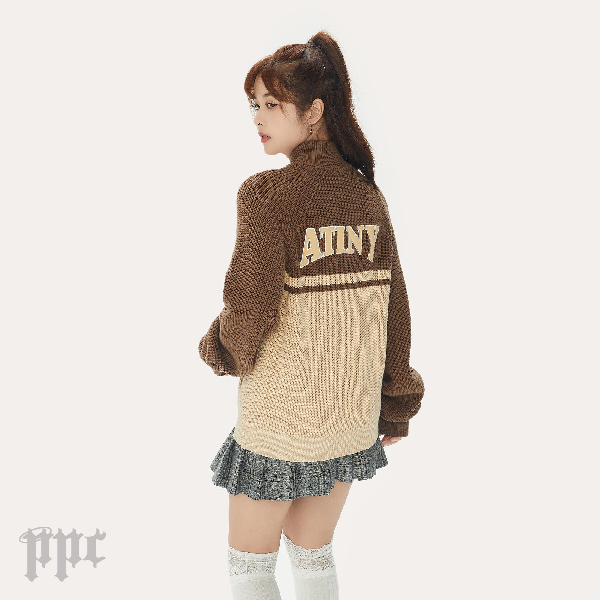 Atiny Knit Zip Sweater - Image 8