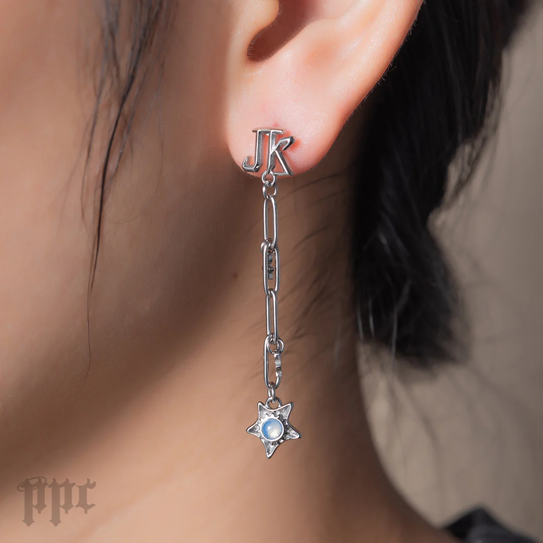 Golden Stud Earrings - Image 6