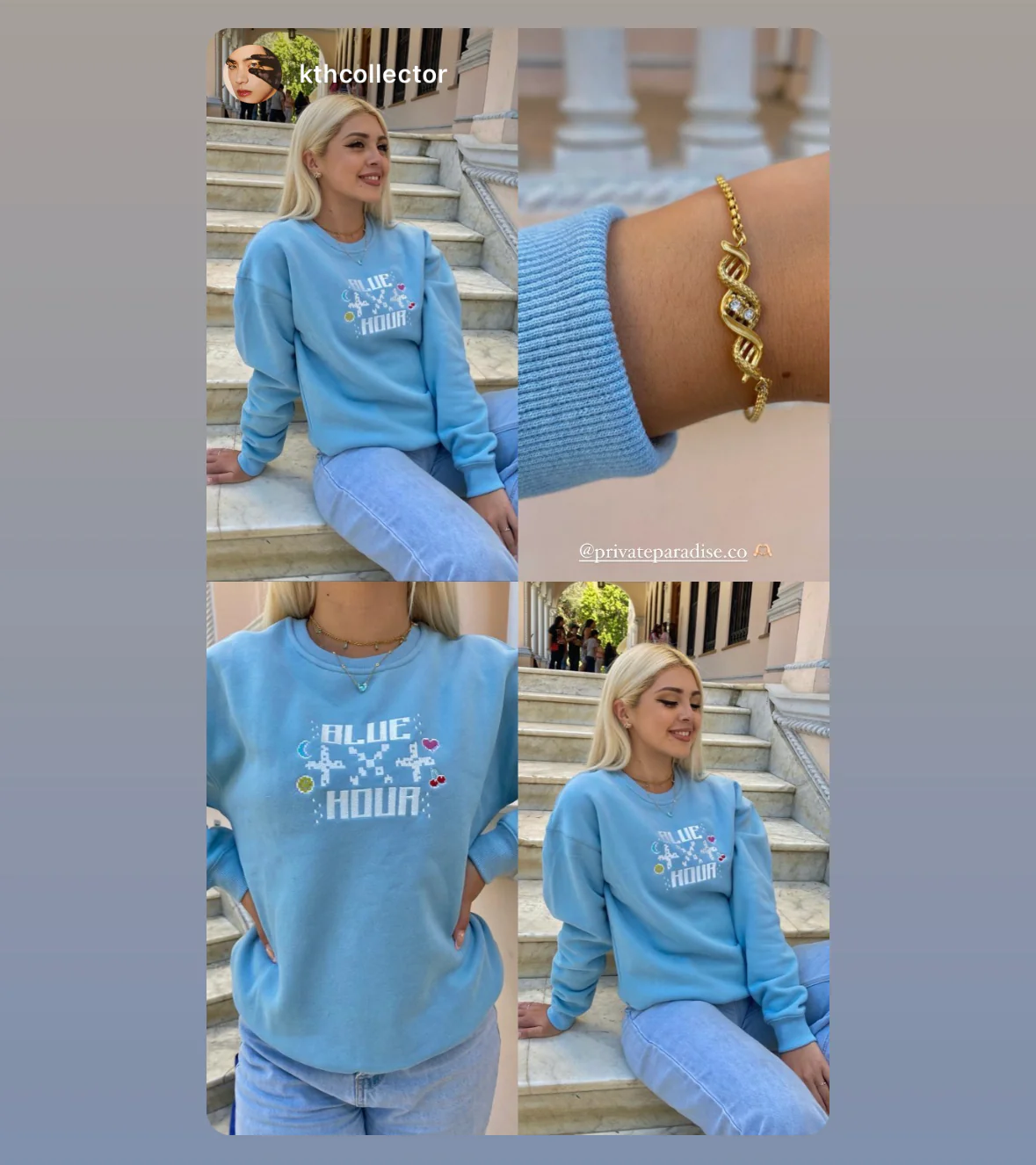 TXT Blue Hour Crewneck Sweater - Image 8