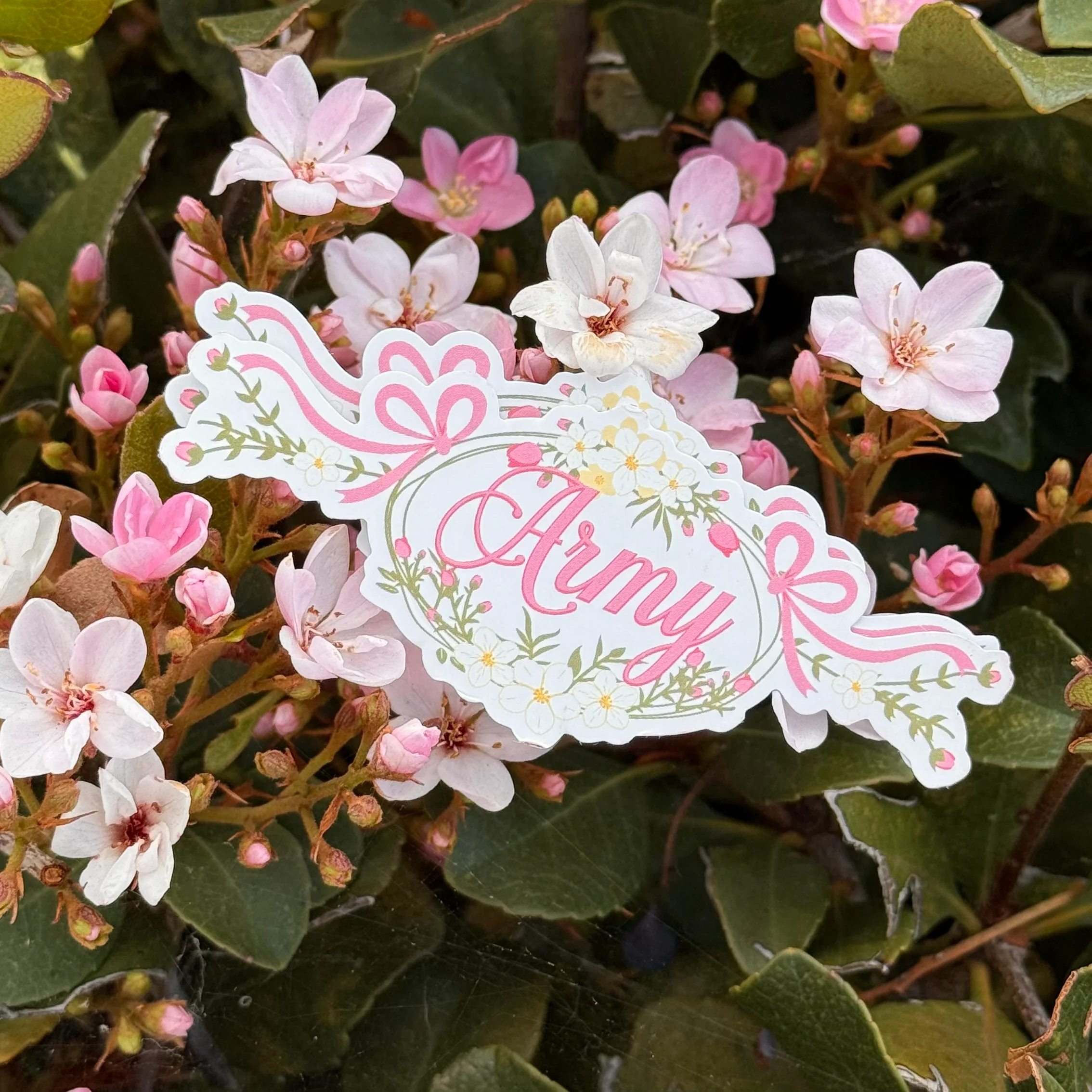 Boy Group Floral Stickers - Image 2