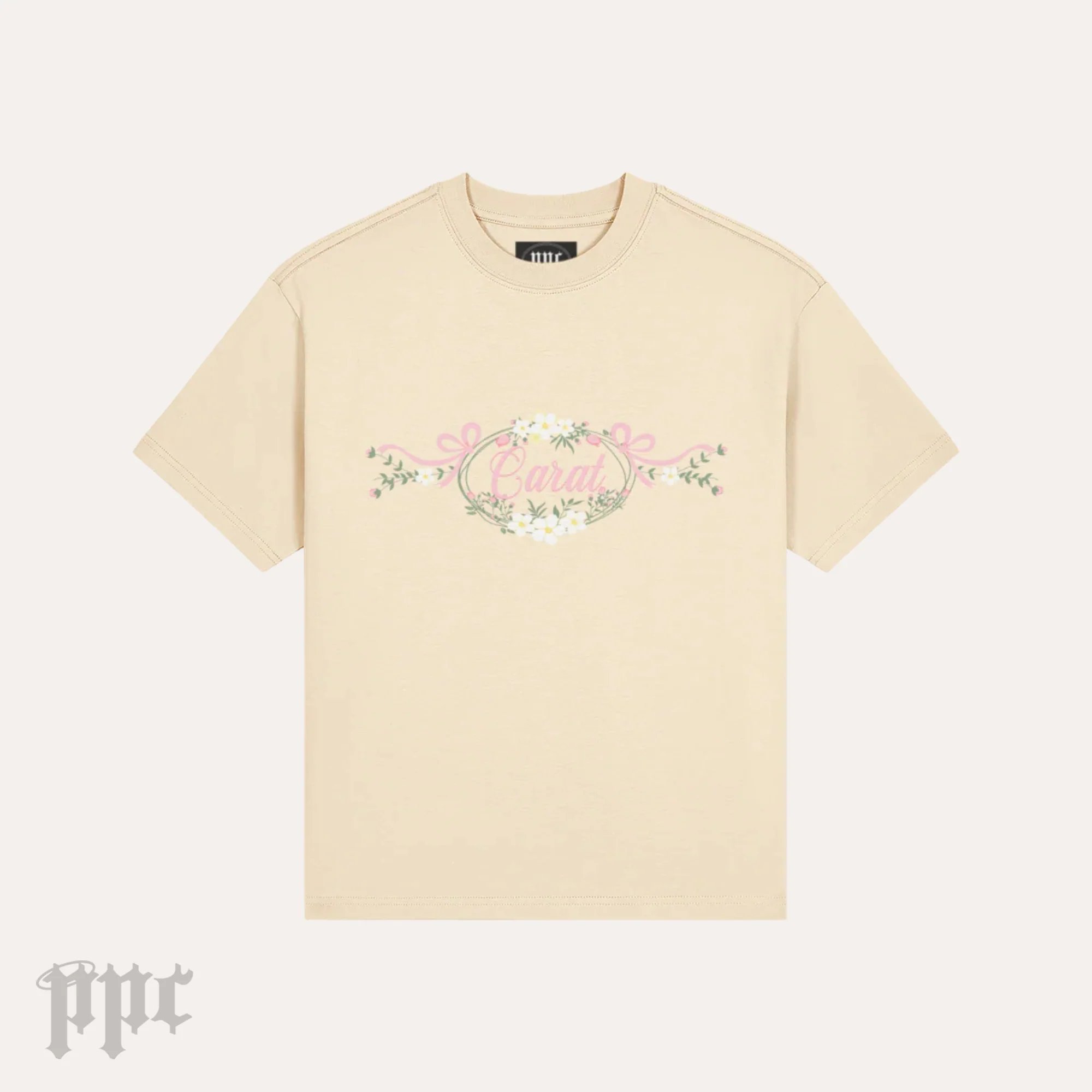Carat Floral Fitted Tee