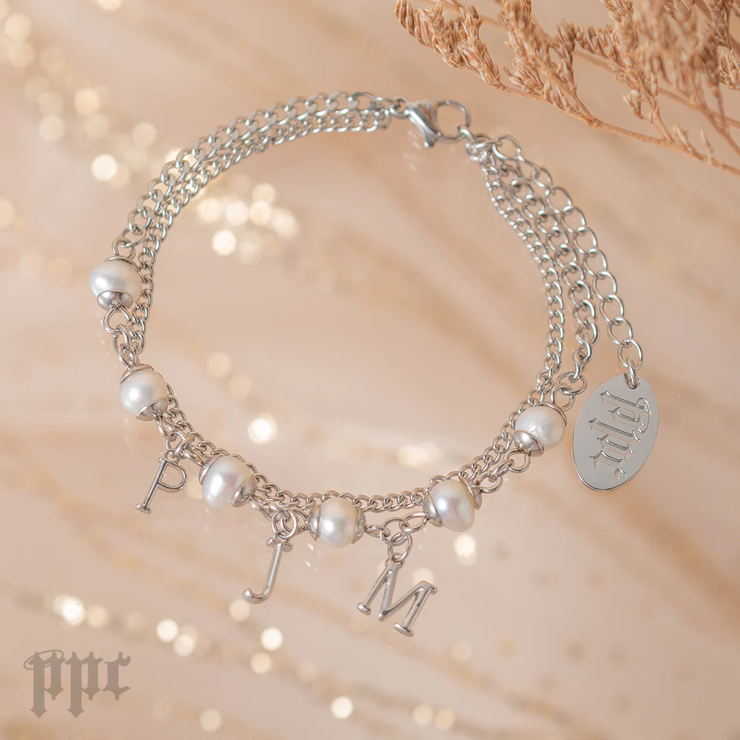 BTS Initial Pearl Bracelets - Image 10
