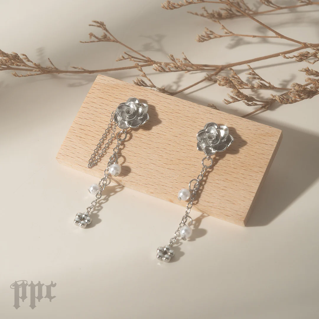 D-Day Lotus Stud Earrings