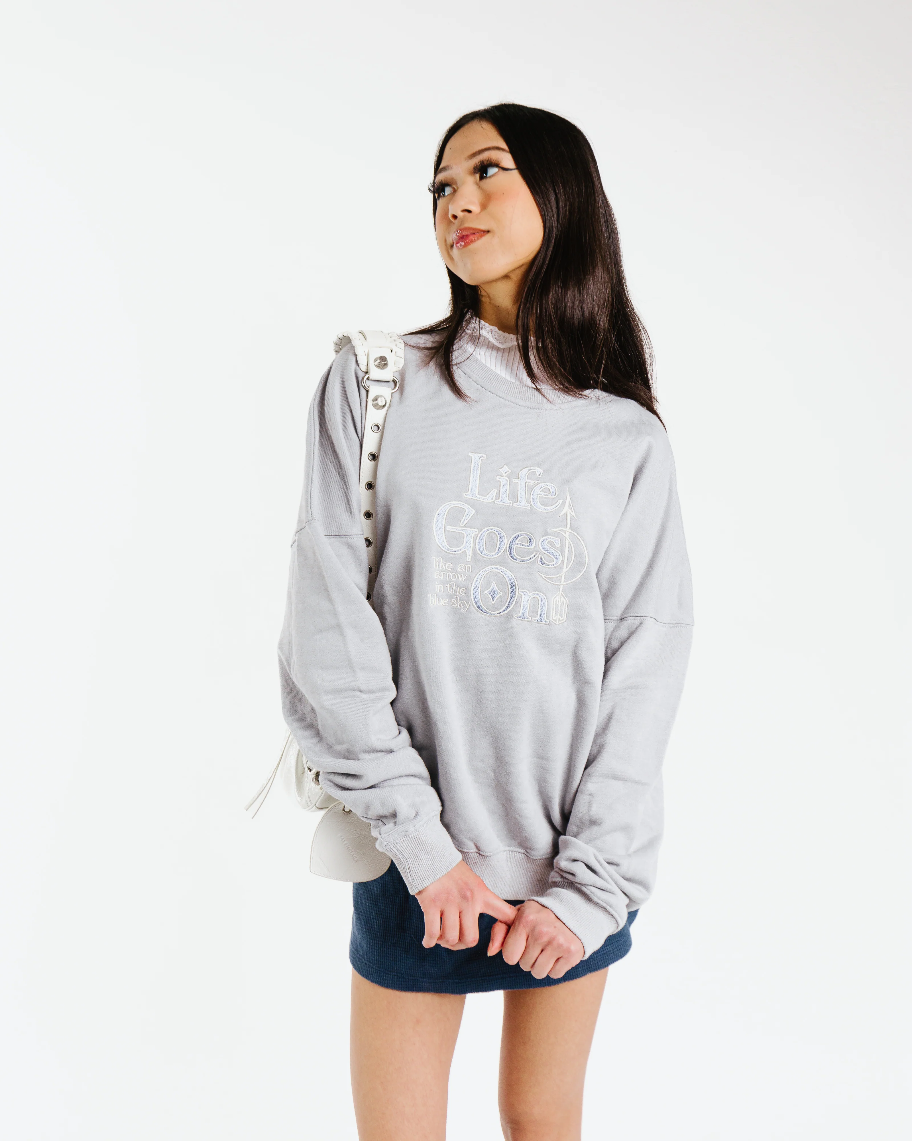 Life Goes On Crewneck Sweater - Image 10