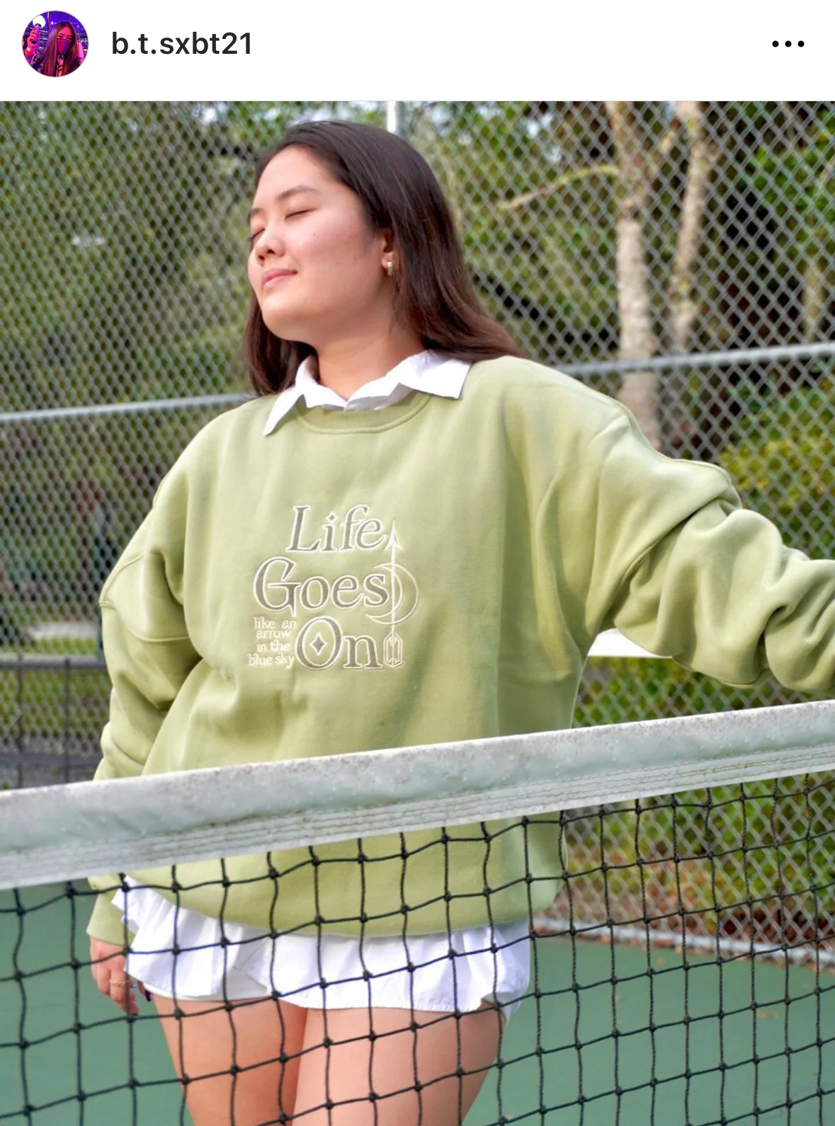 Life Goes On Crewneck Sweater - Image 6