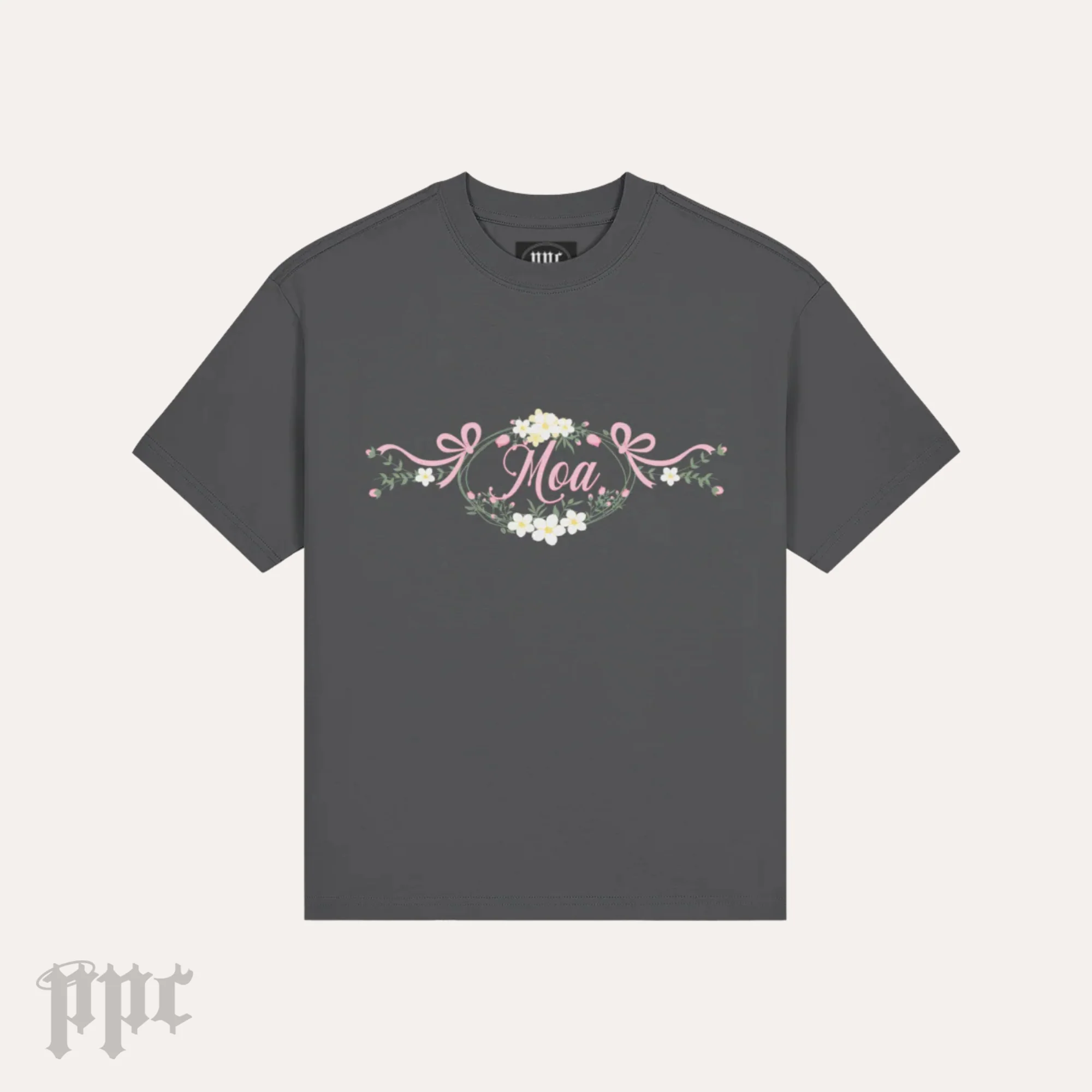 MOA Floral Fitted Tee - Image 4