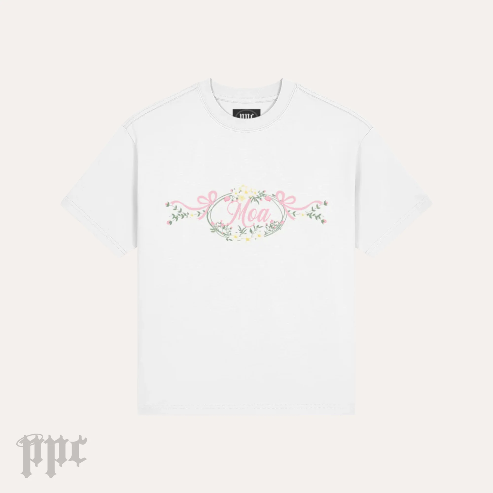 MOA Floral Fitted Tee - Image 5