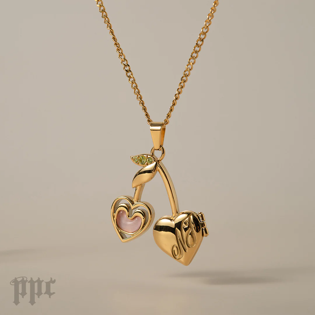 NJ Cherry Locket Necklace