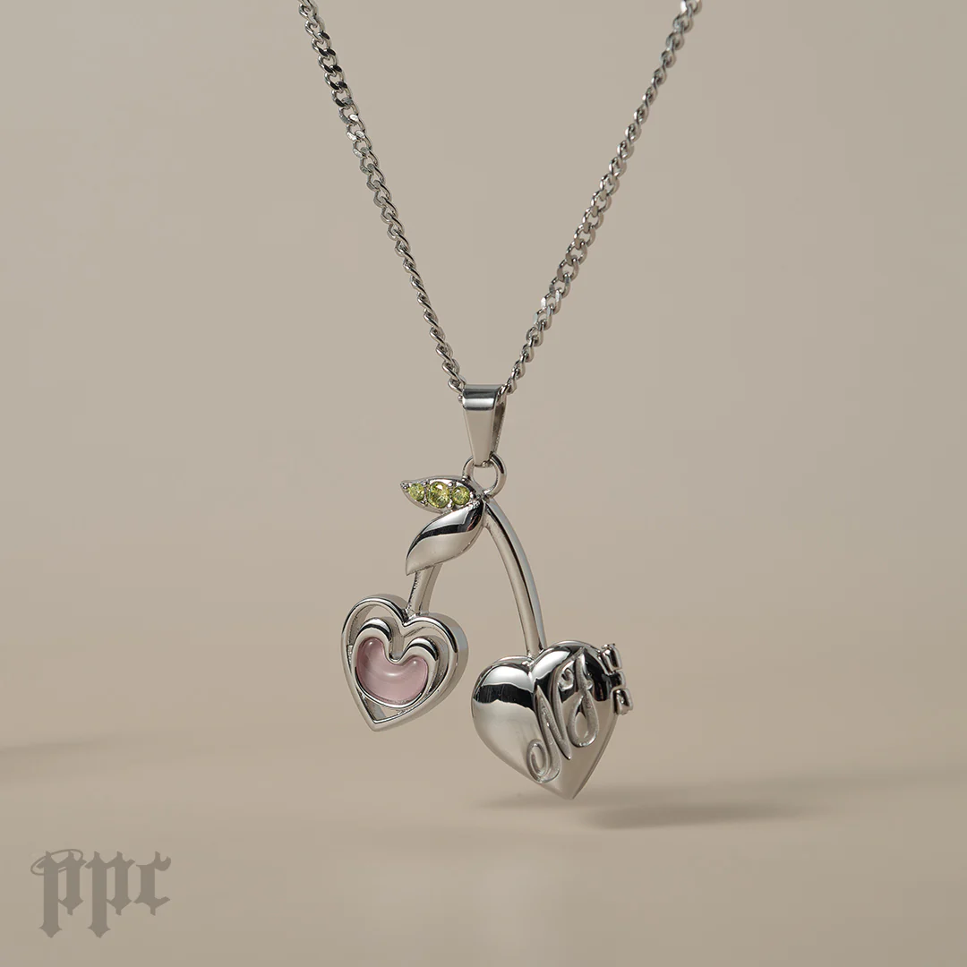 NJ Cherry Locket Necklace - Image 2