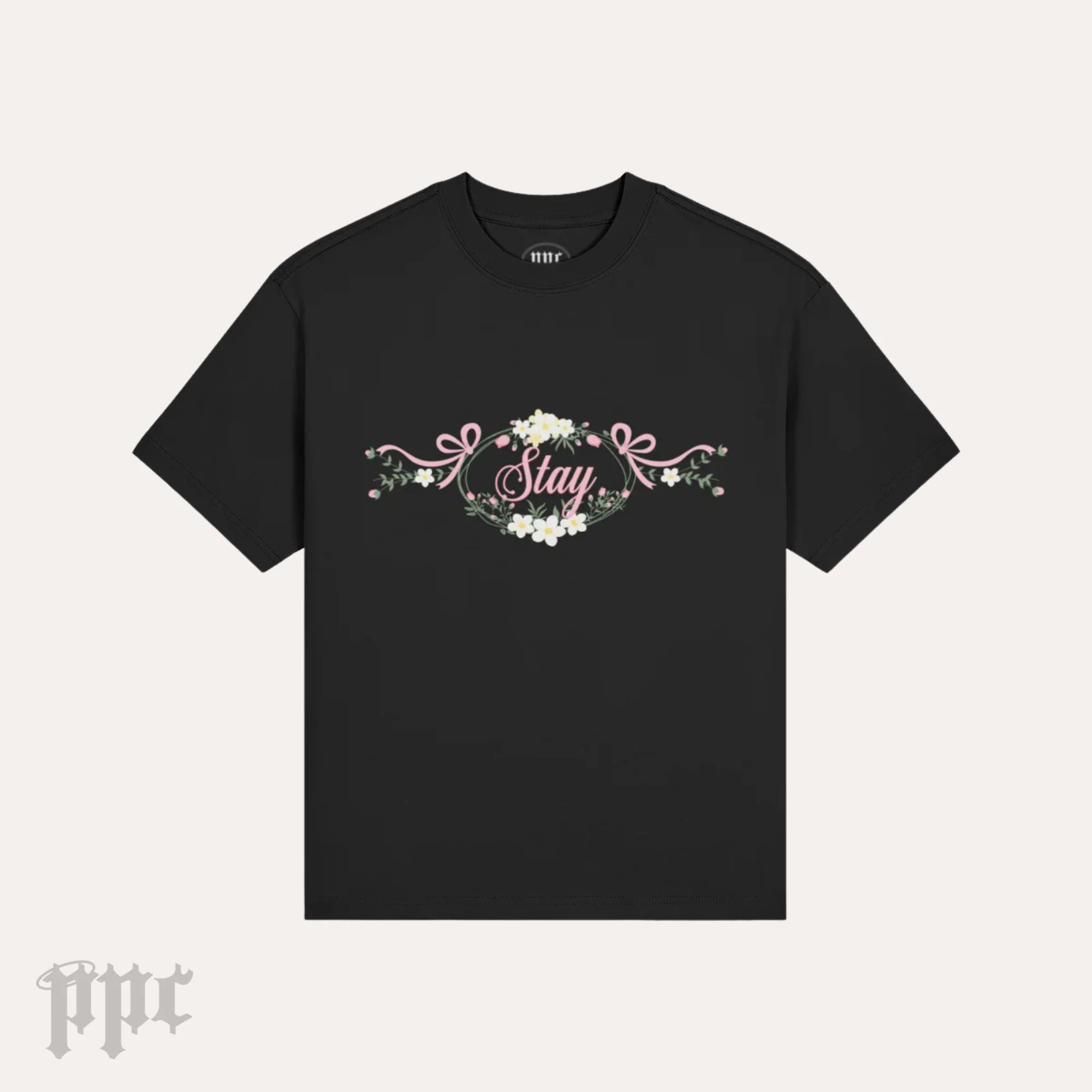 SKZ Stay Floral Fitted Tee - Image 2