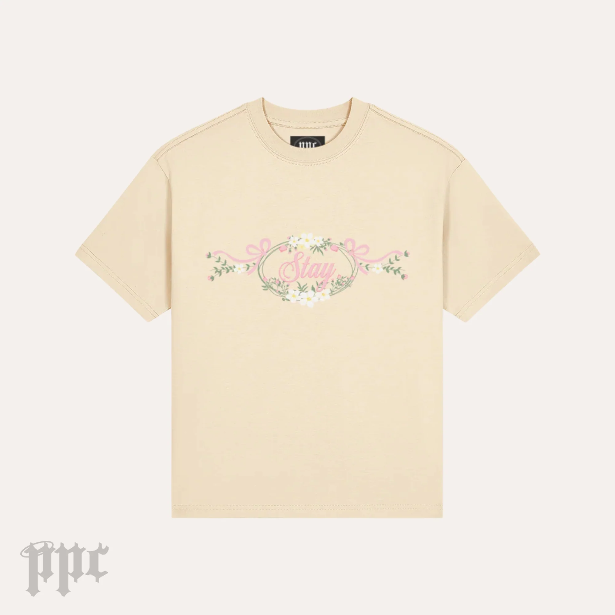 SKZ Stay Floral Fitted Tee - Image 4