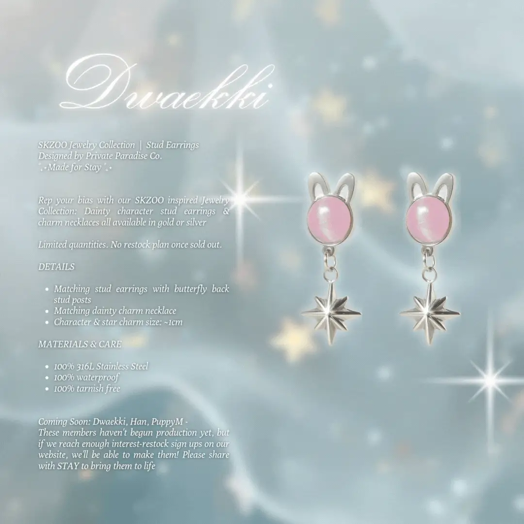SKZOO Stud Earrings