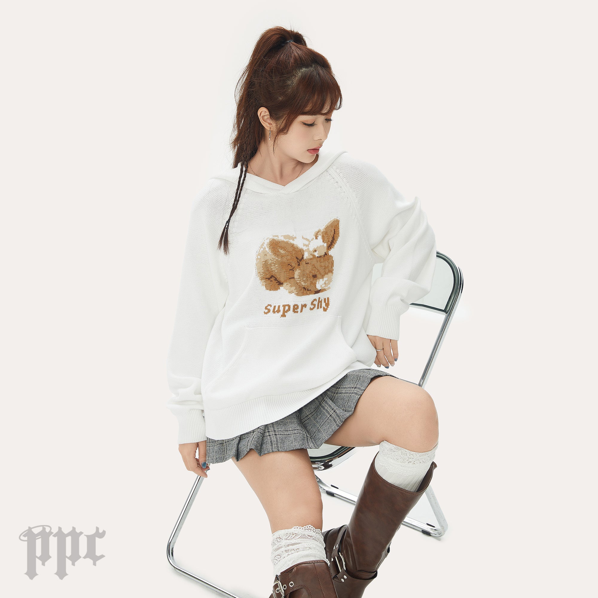 Super Shy Knit Hoodie