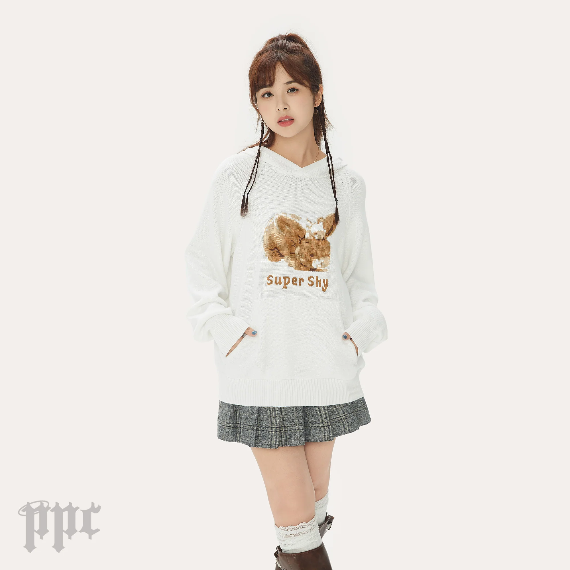 Super Shy Knit Hoodie - Image 4