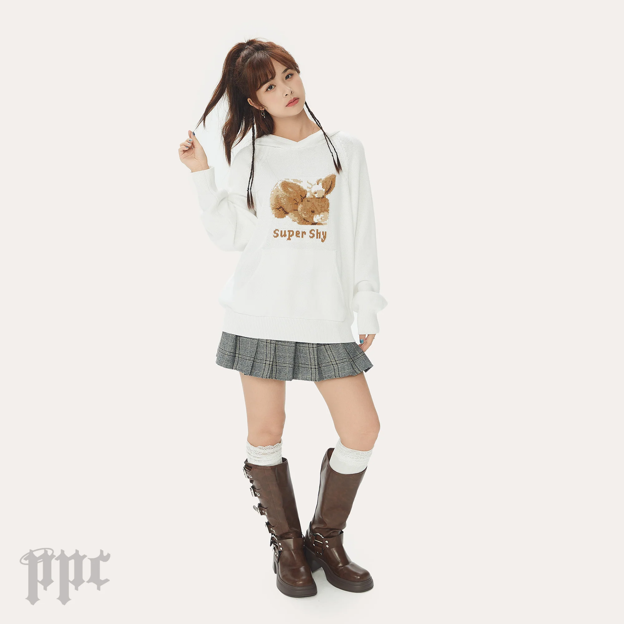 Super Shy Knit Hoodie - Image 5