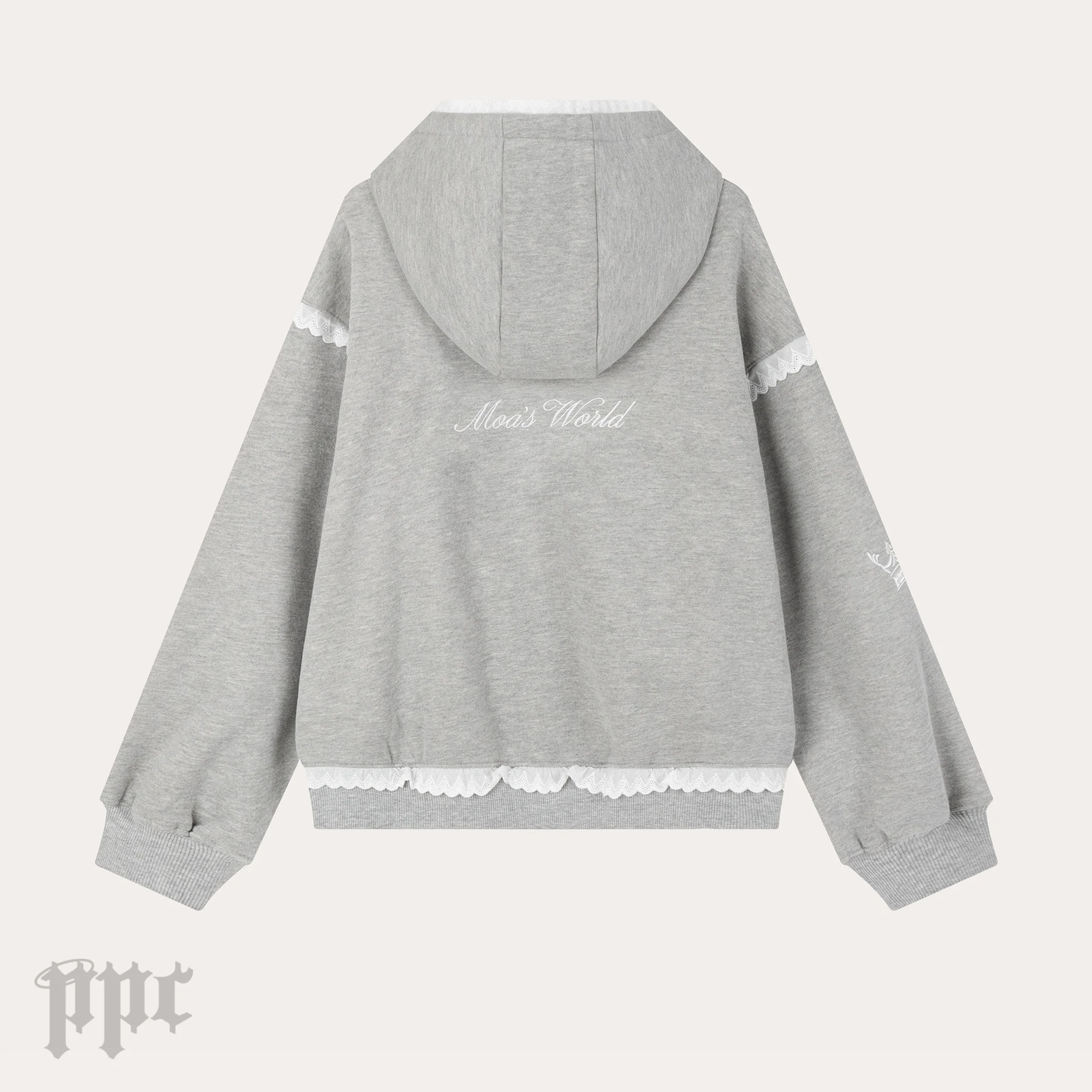 Tubatu Lace Zip Hoodie - Image 5