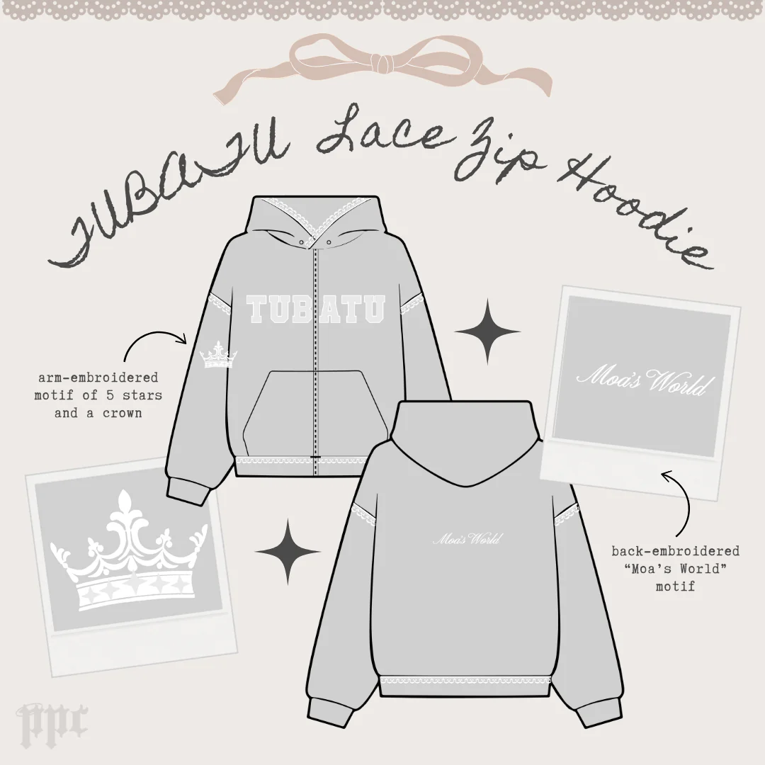Tubatu Lace Zip Hoodie - Image 9