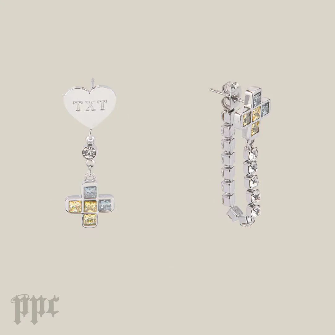 TXT Drop Earrings - Image 4