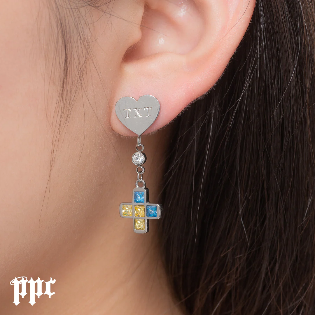 TXT Drop Earrings - Image 5