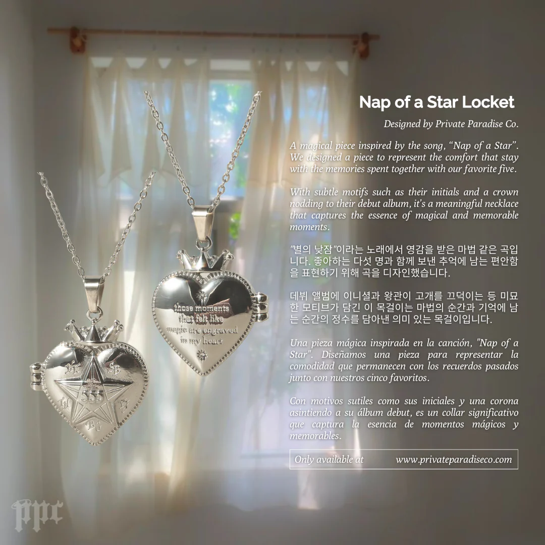 TXT Nap of a Star Locket Necklace